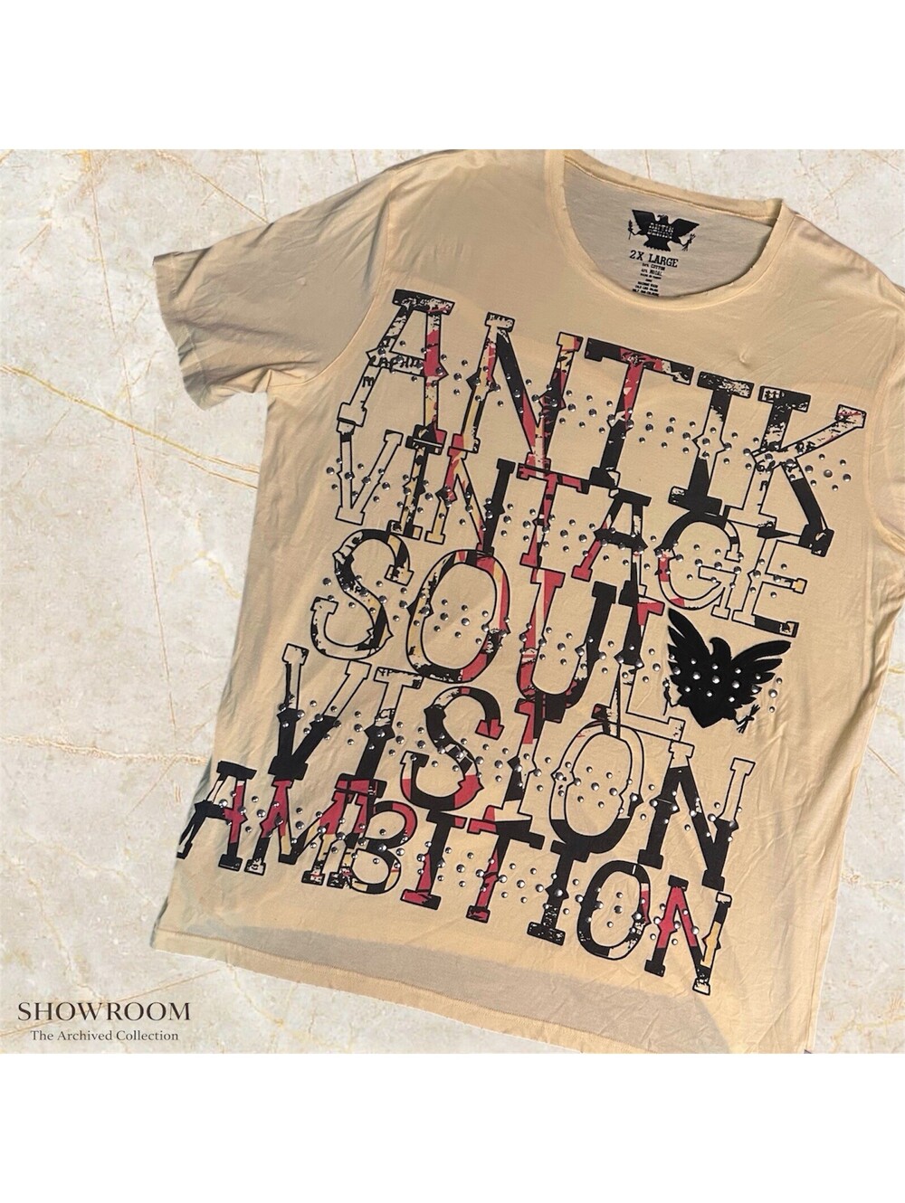 Antik Denim Y2K Graphic T-Shirt | DS | 2XL–4XL | Archive Piece | Oversized VTG